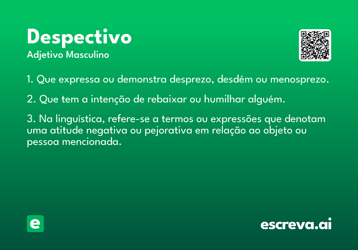 despectivo