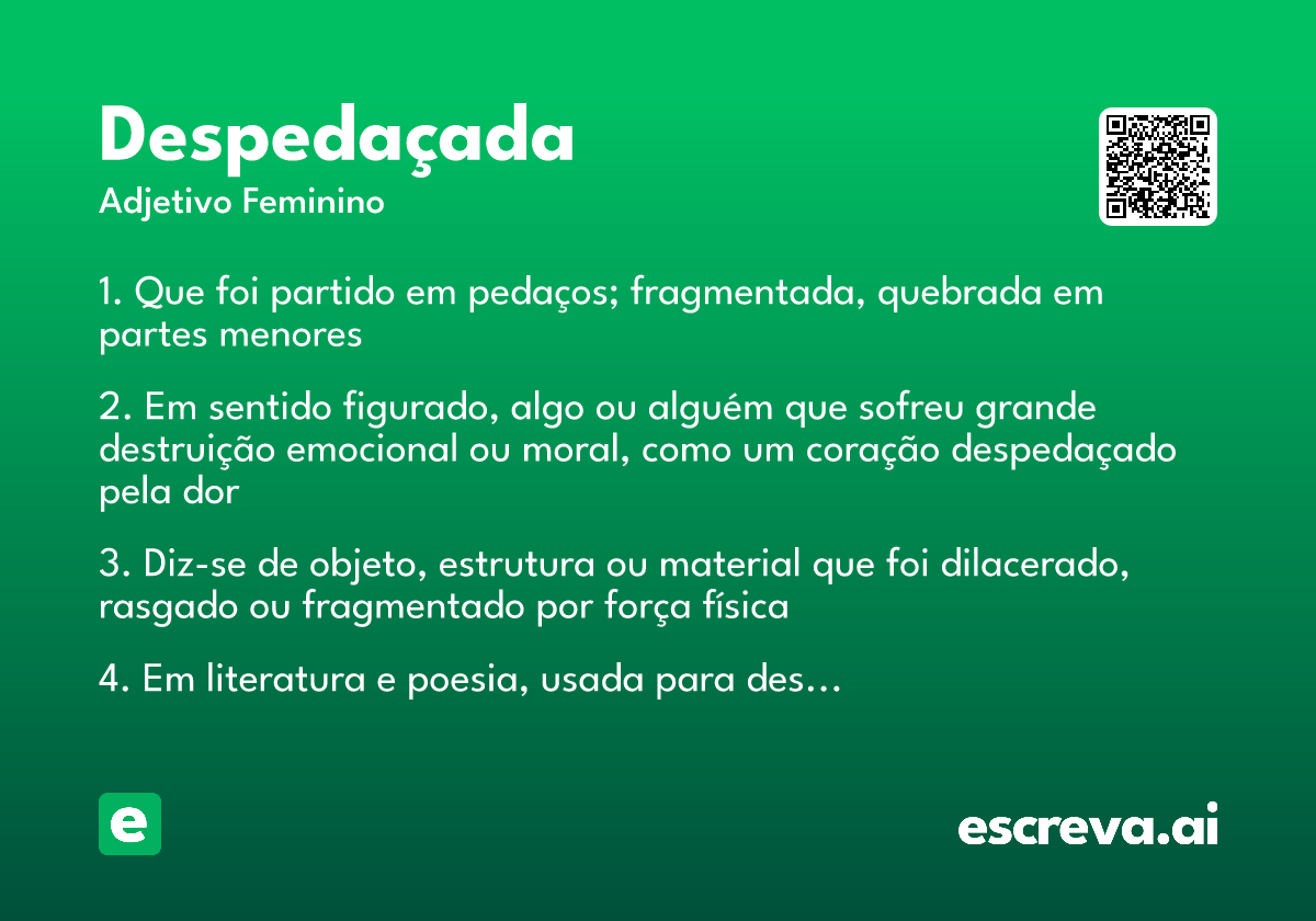 despedaçada