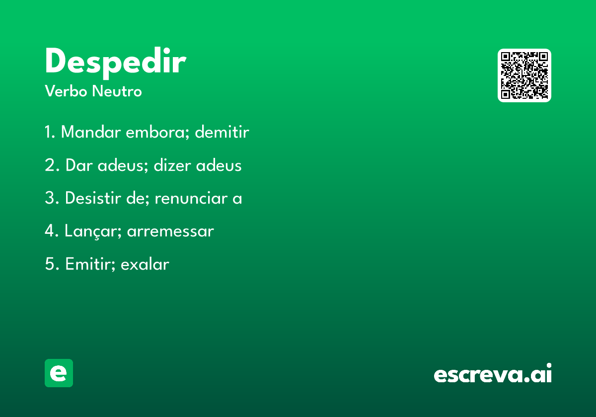despedir