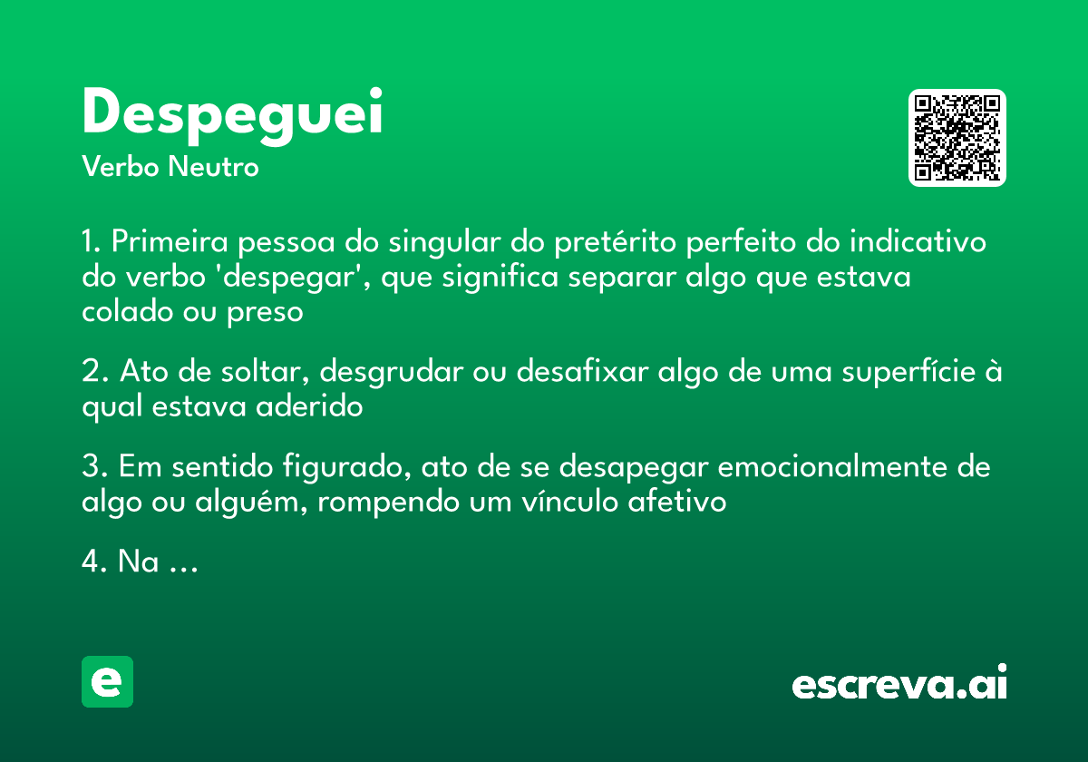 despeguei
