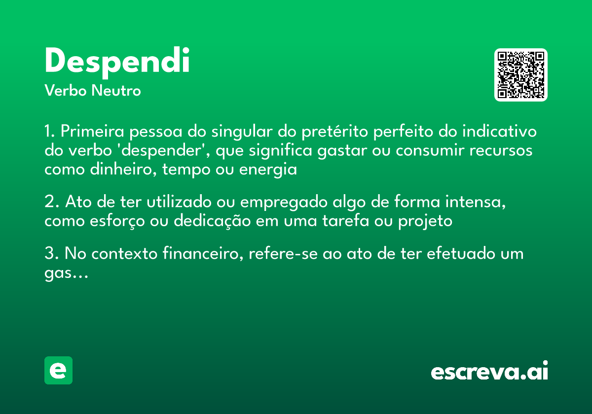 despendi