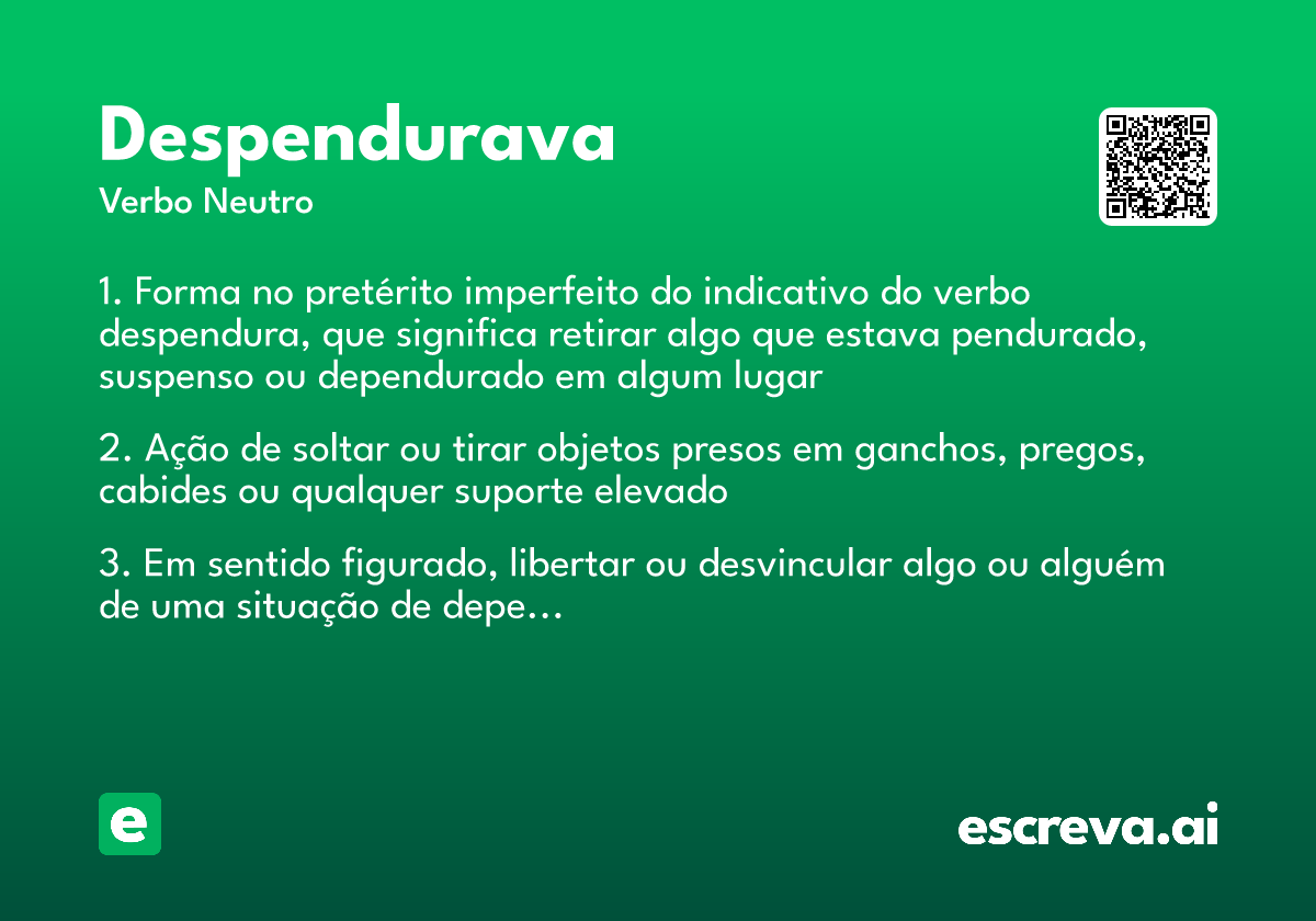 despendurava