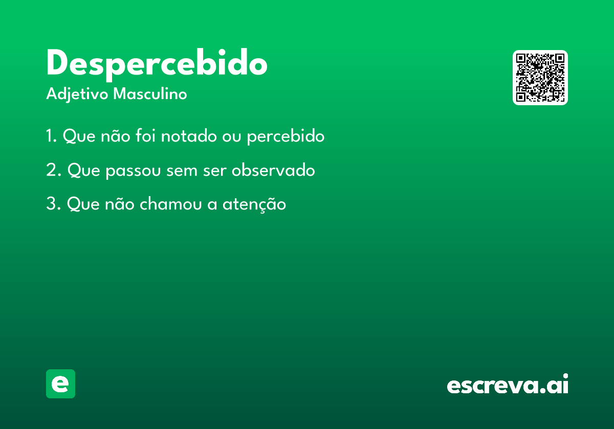 despercebido