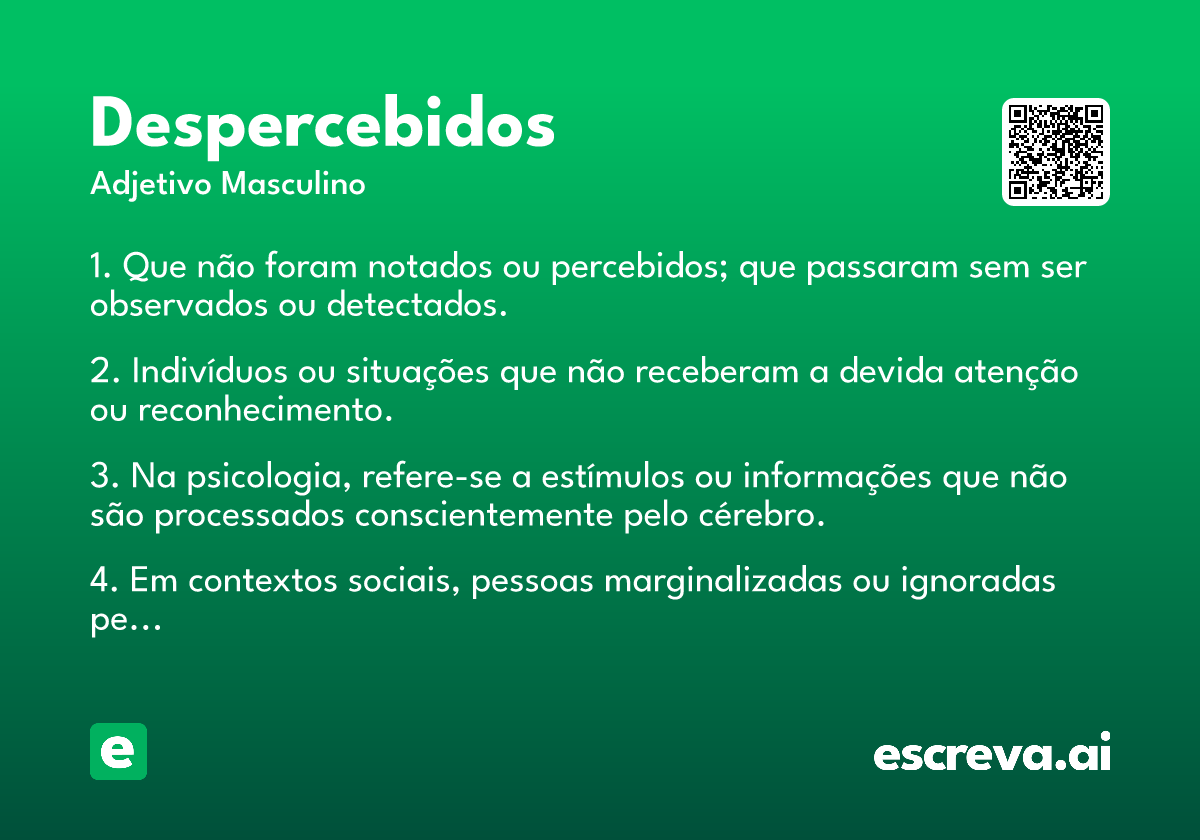 despercebidos