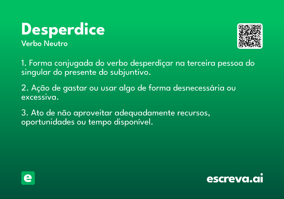 desperdice