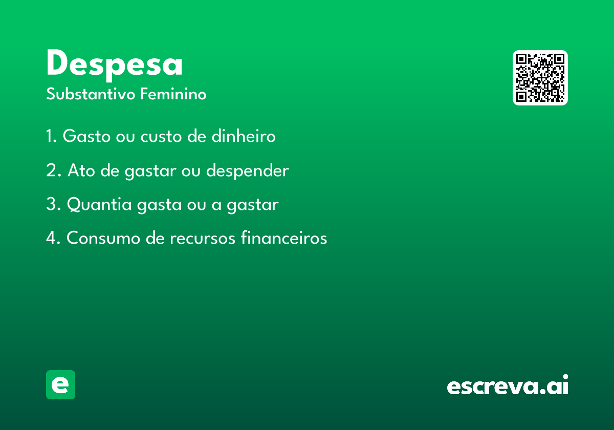 despesa