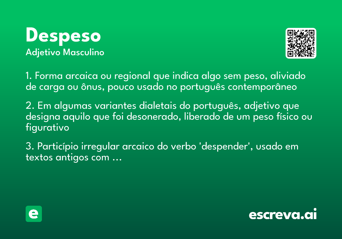 despeso