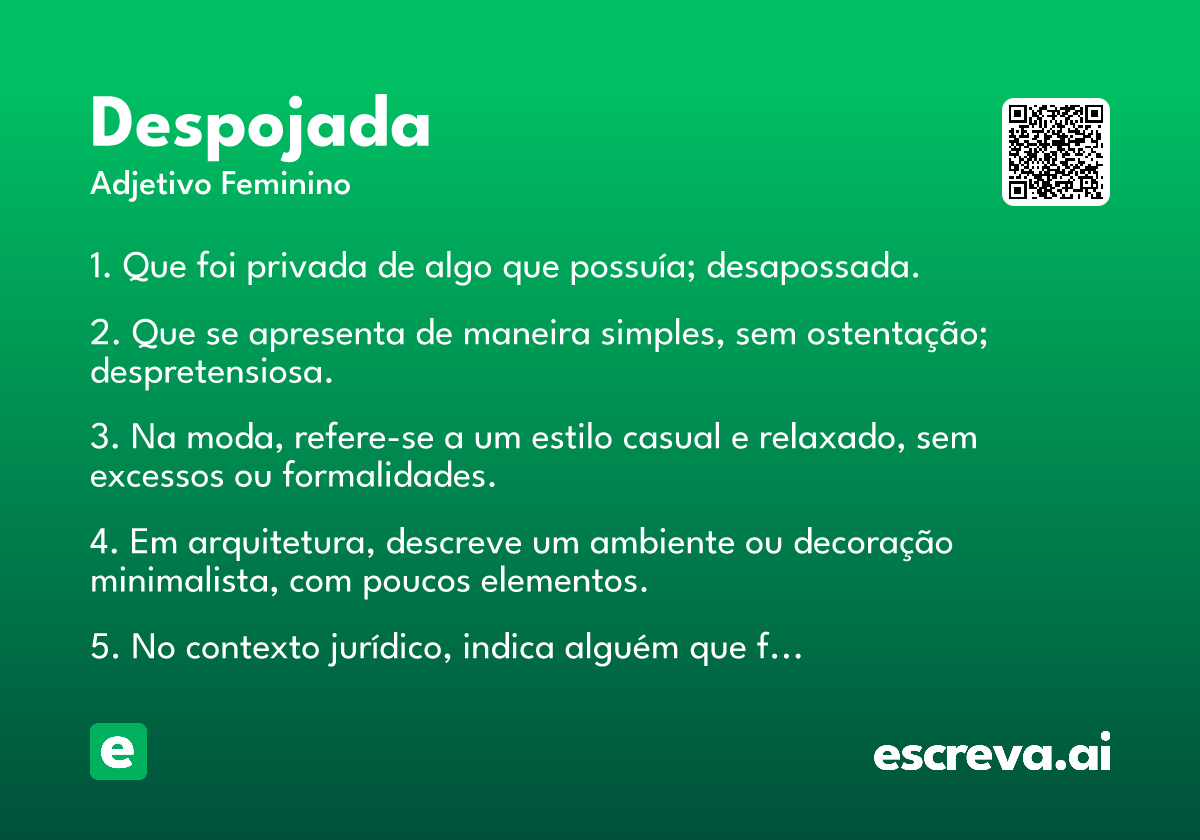 despojada