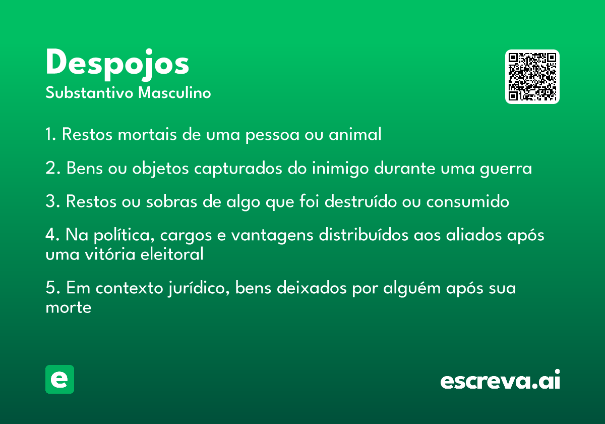 despojos
