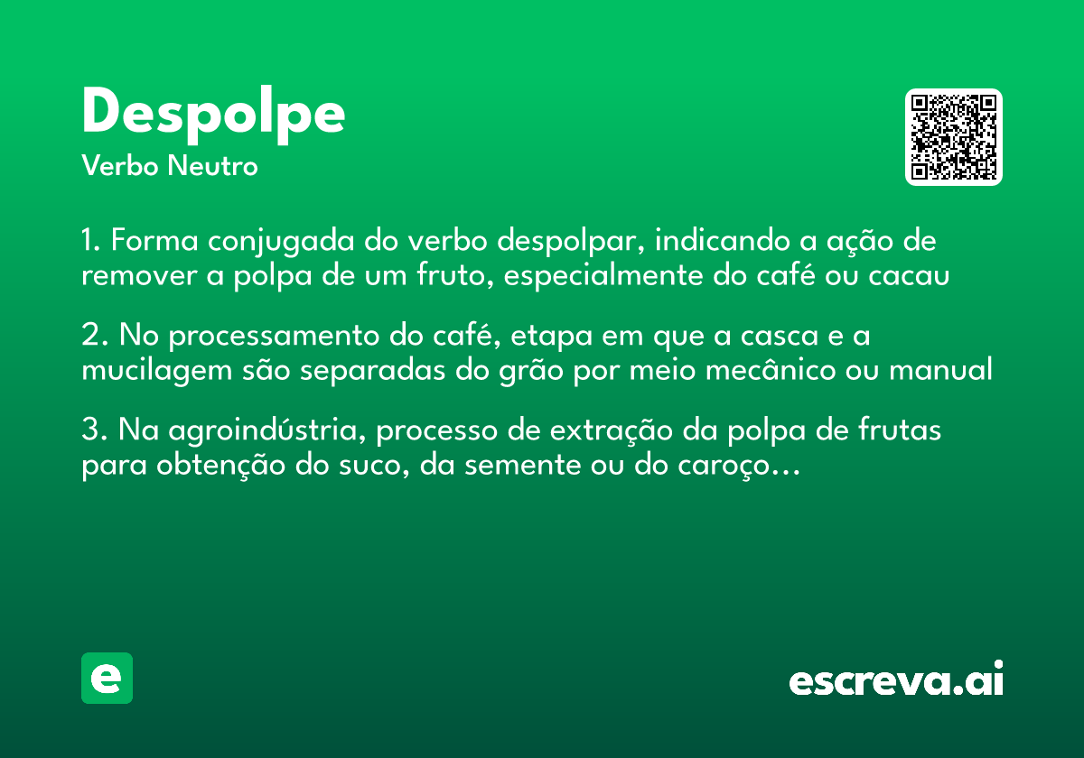 despolpe