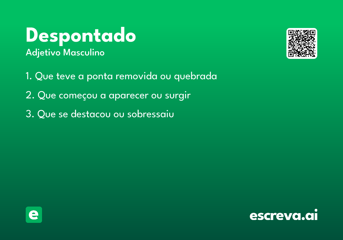 despontado
