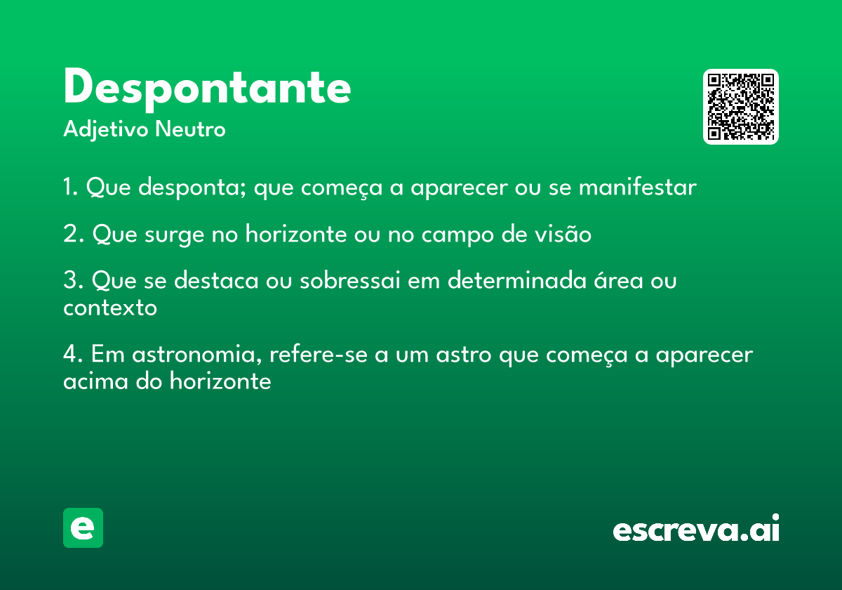 despontante