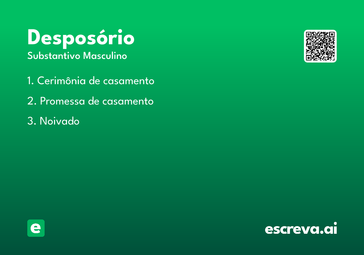 desposório