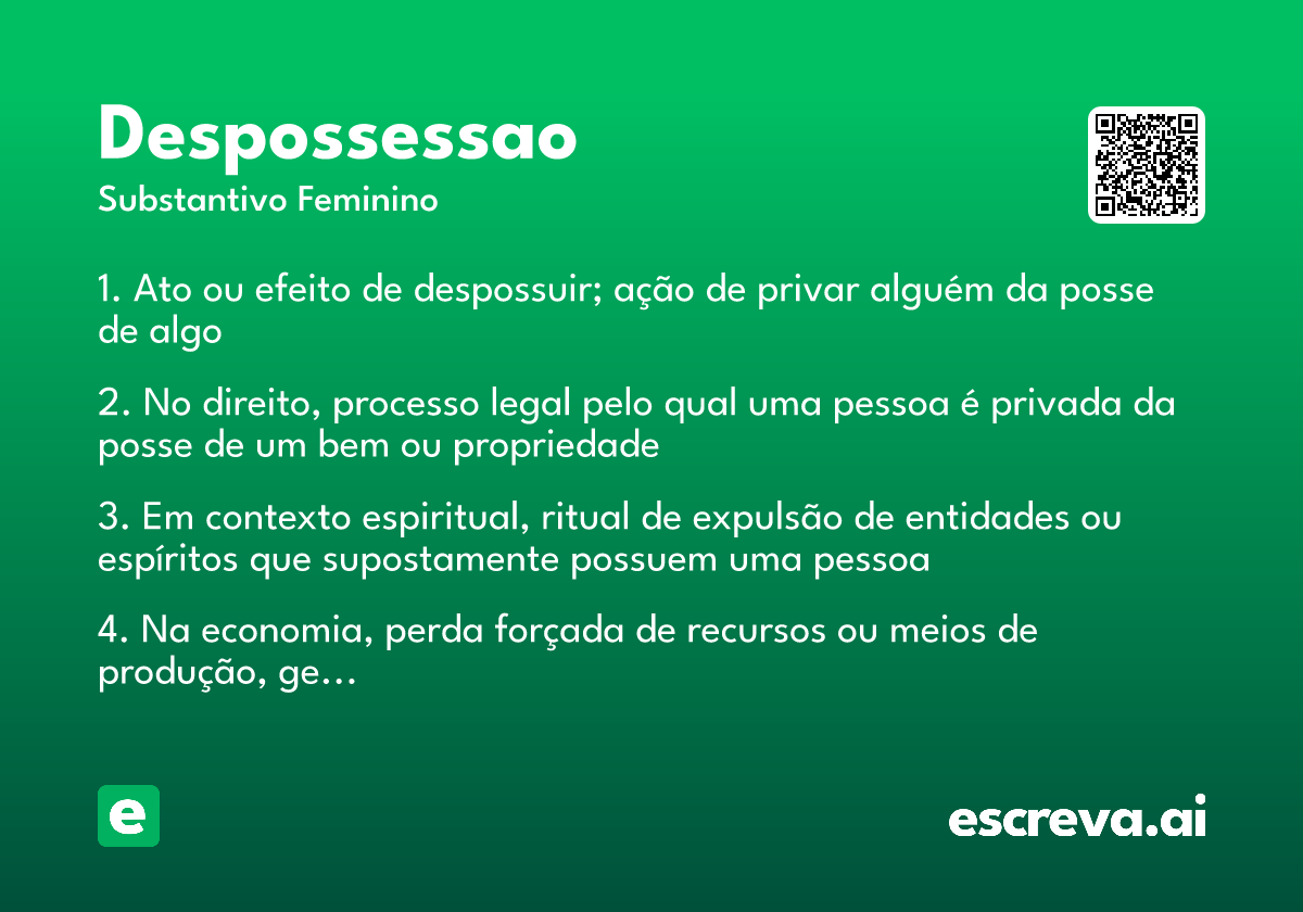 despossessao