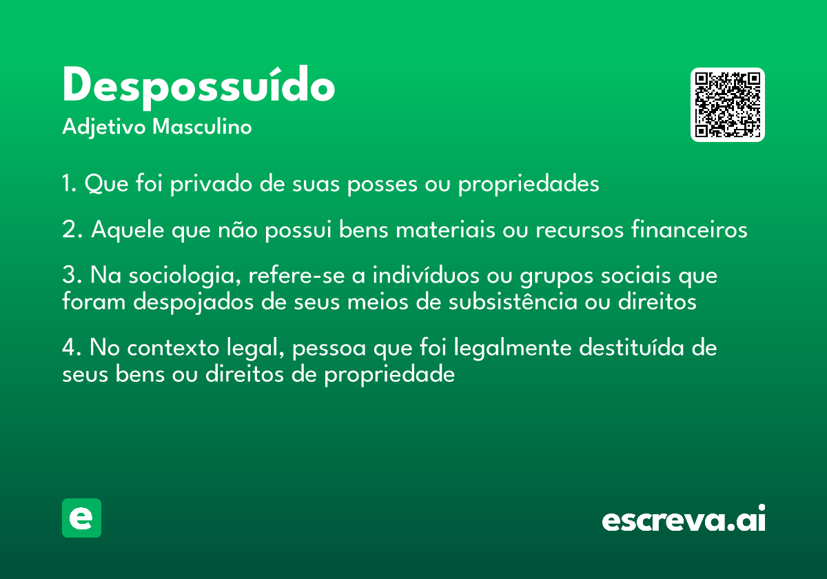 despossuído