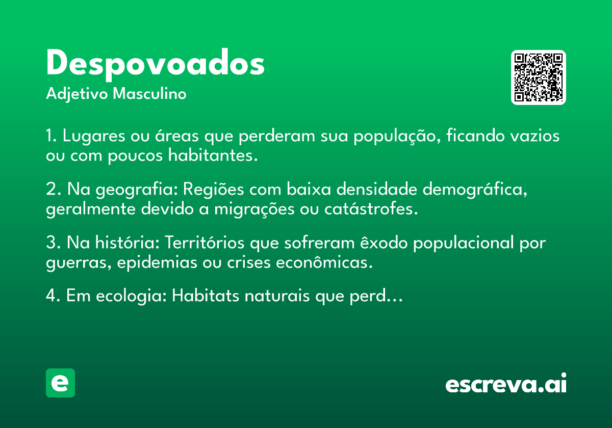 despovoados