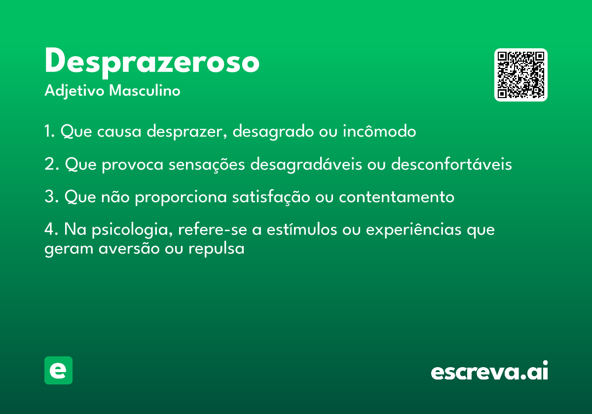 desprazeroso