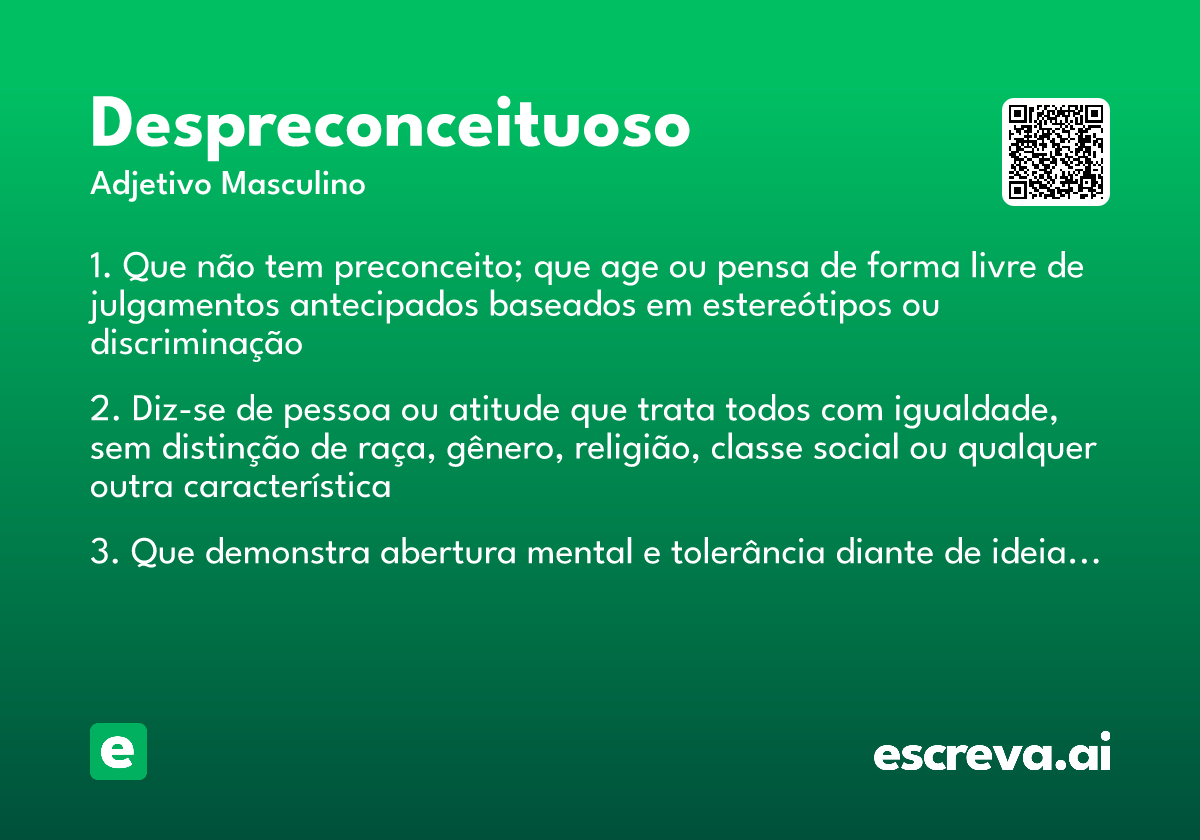 despreconceituoso