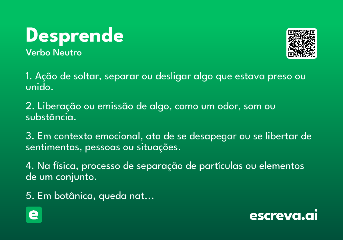 desprende