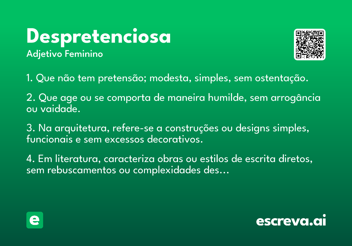 despretenciosa