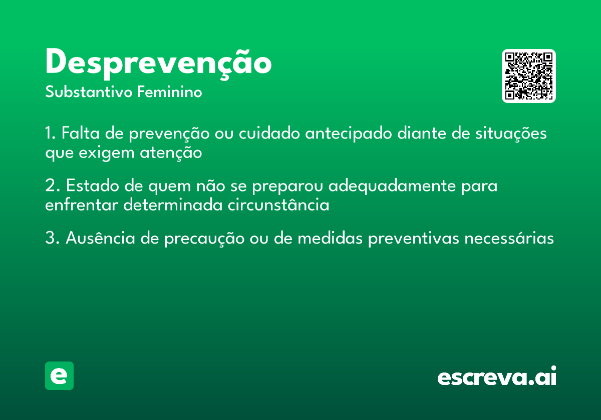 desprevenção