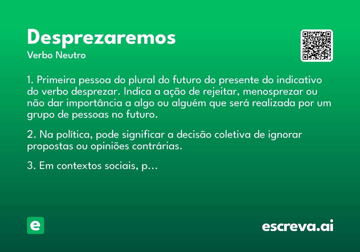 desprezaremos