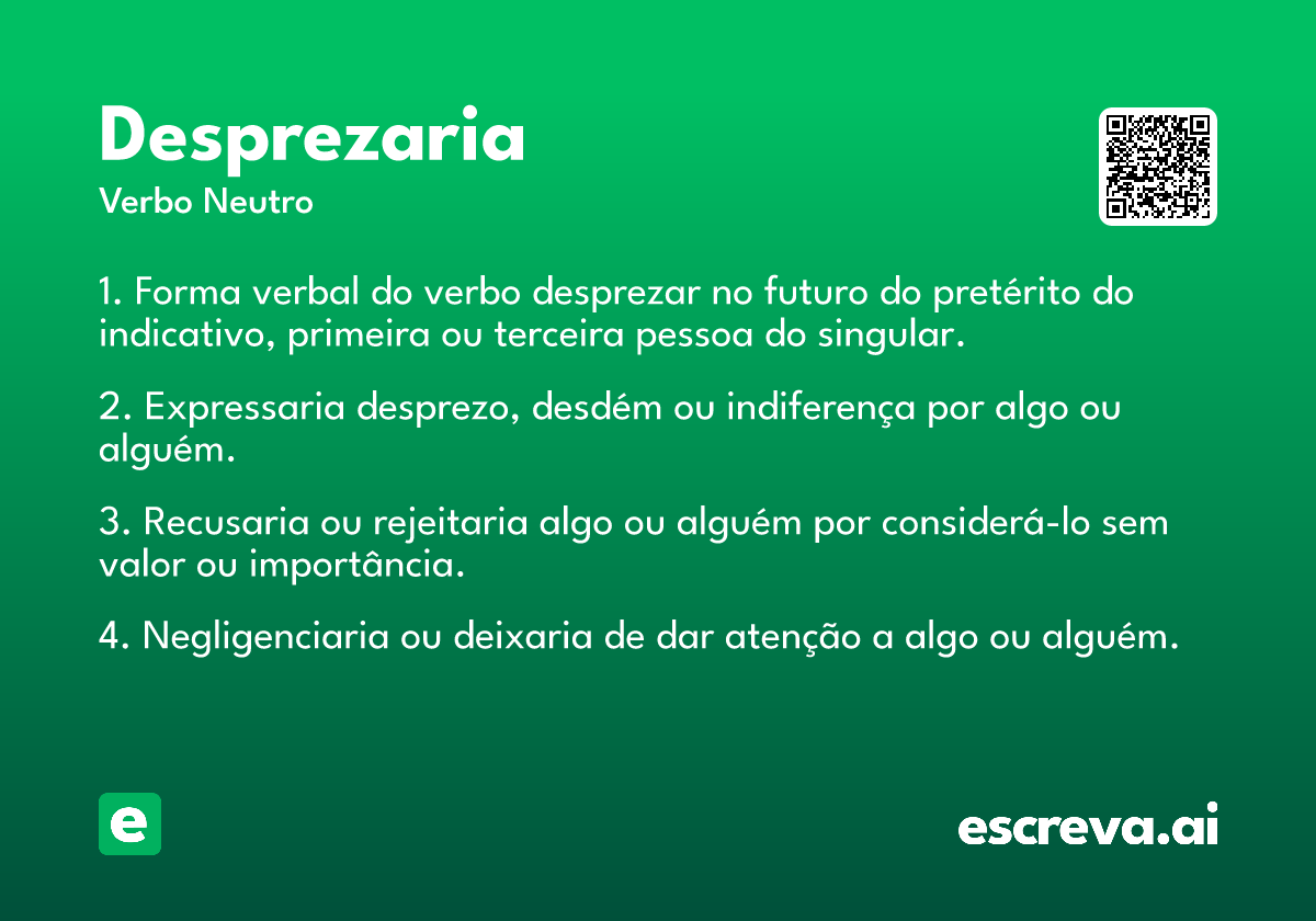 desprezaria