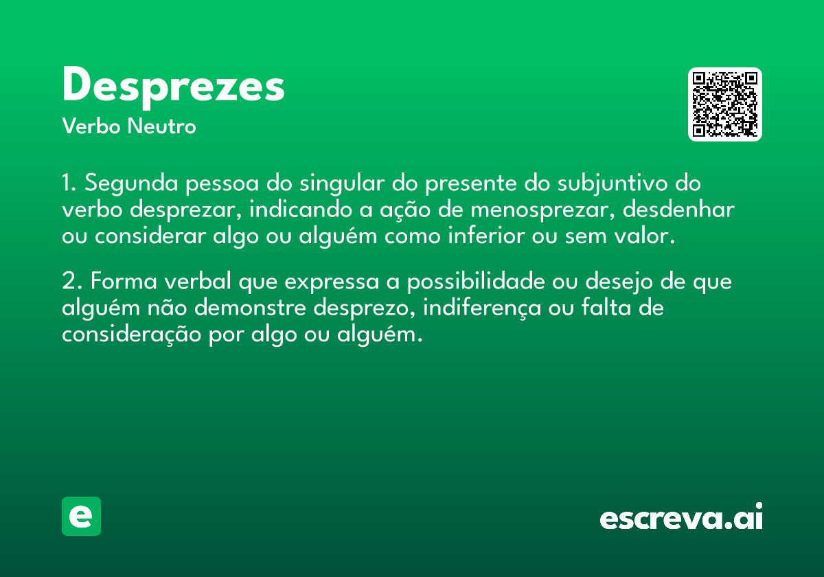 desprezes