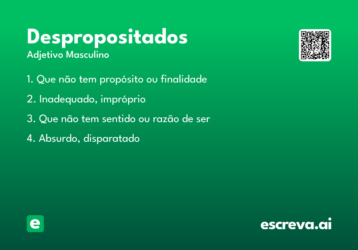 despropositados