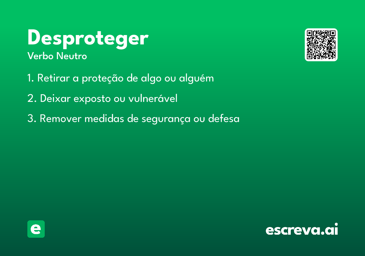 desproteger