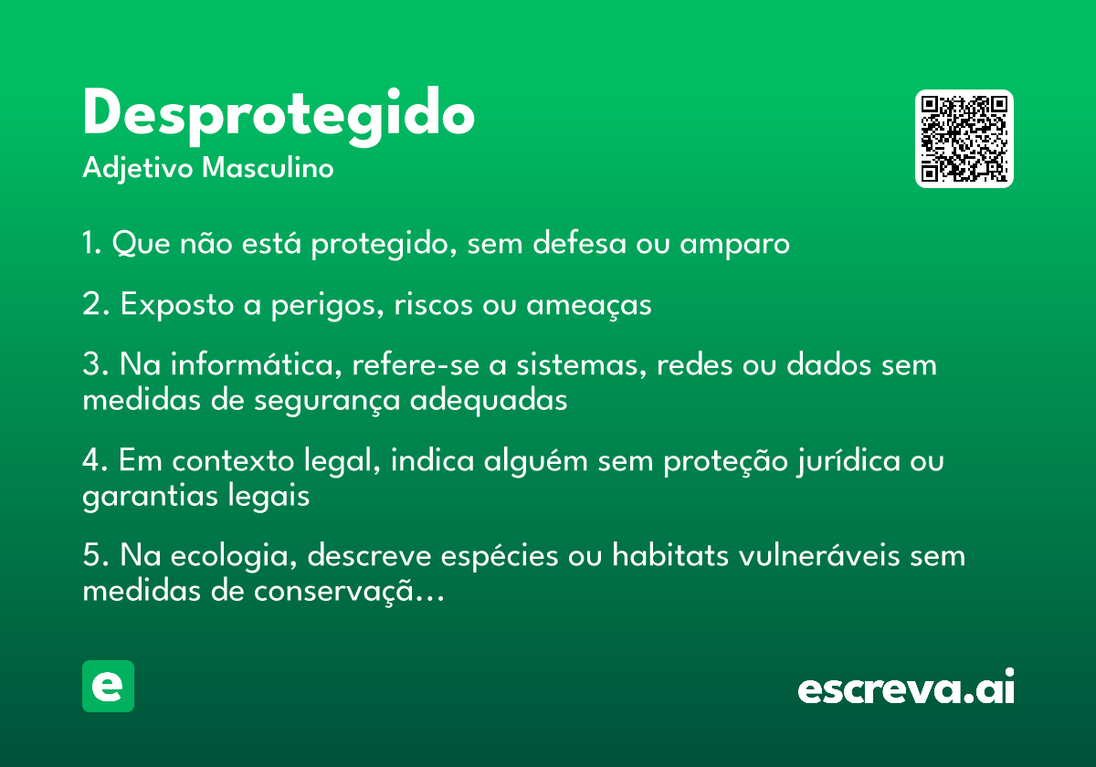 desprotegido