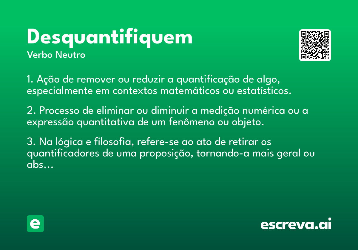 desquantifiquem