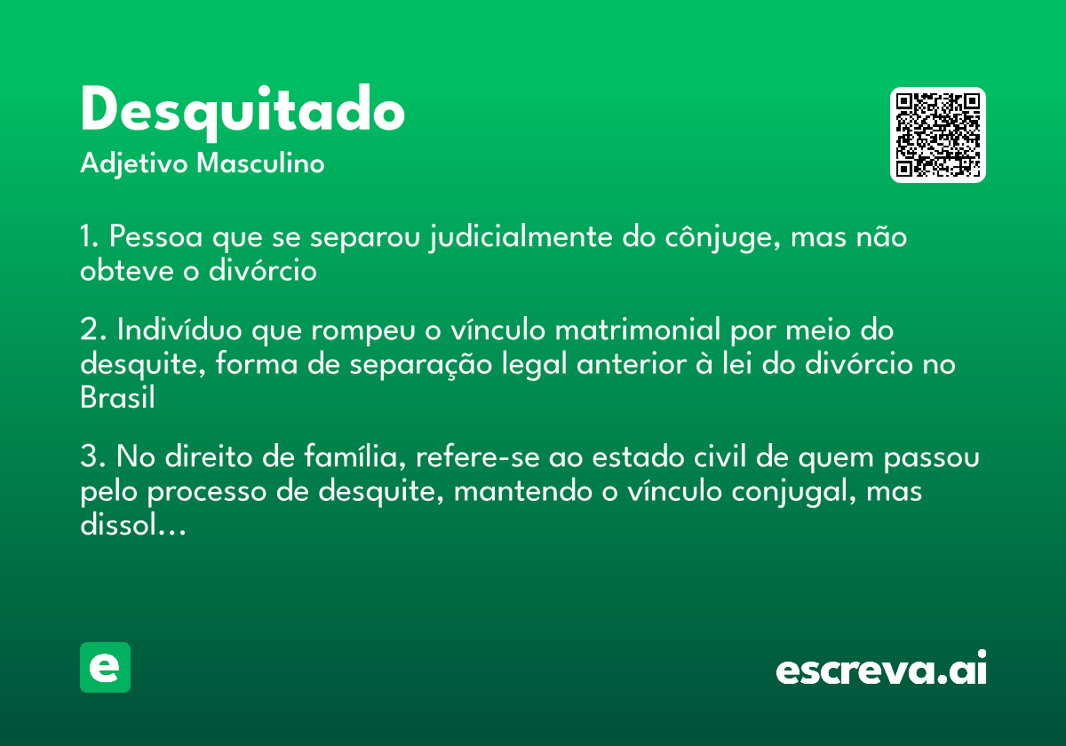 desquitado