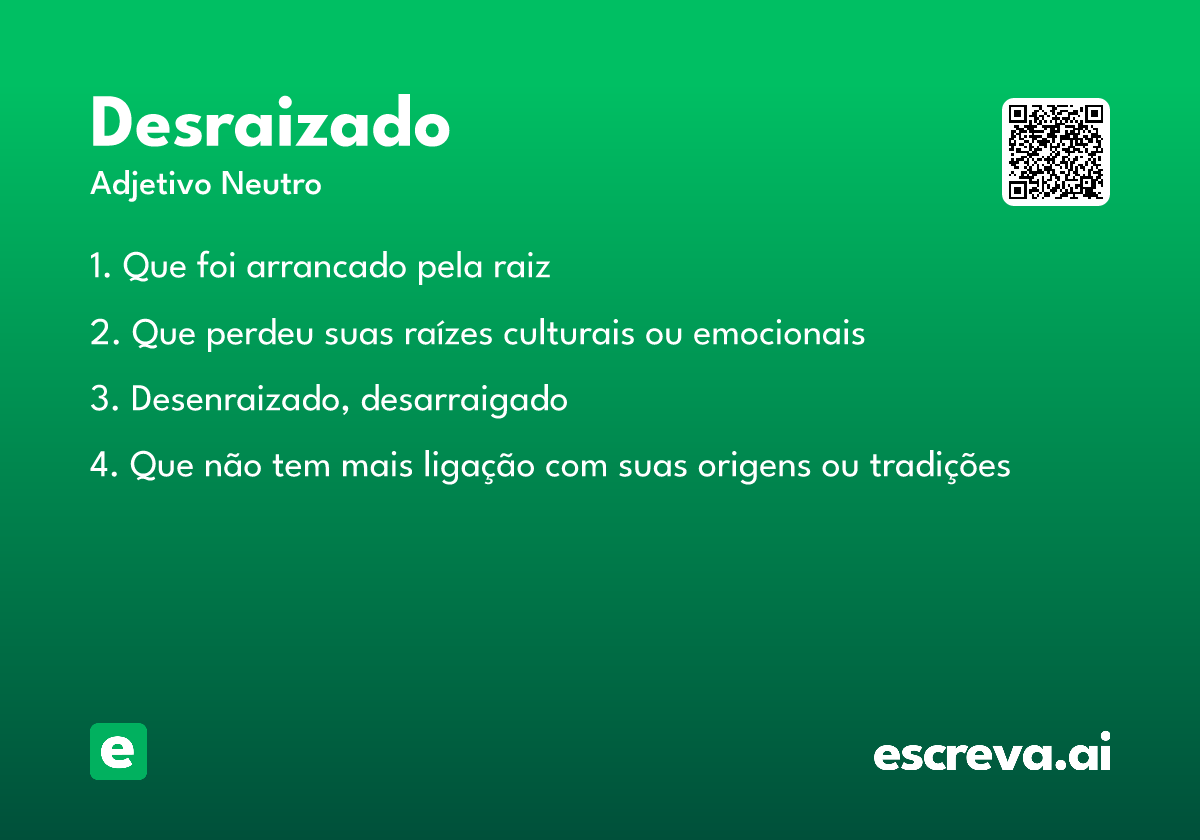 desraizado