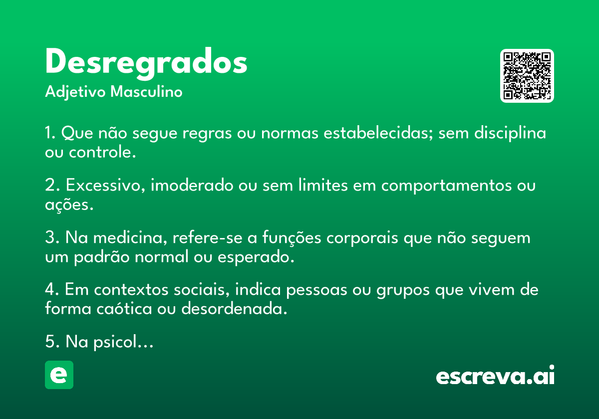 desregrados