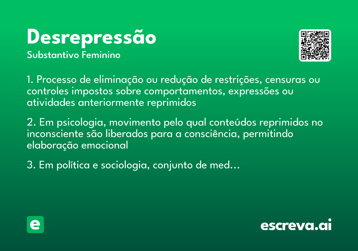 desrepressão