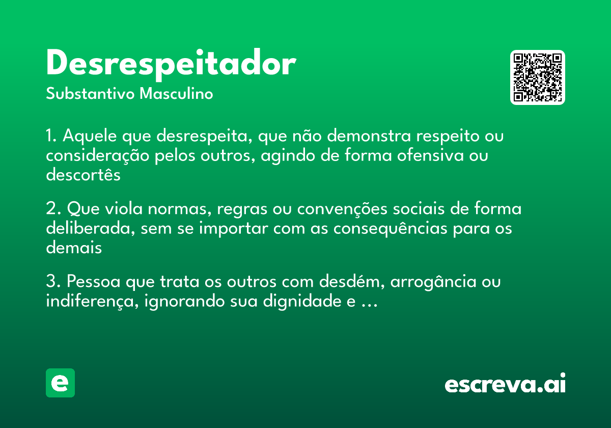 desrespeitador