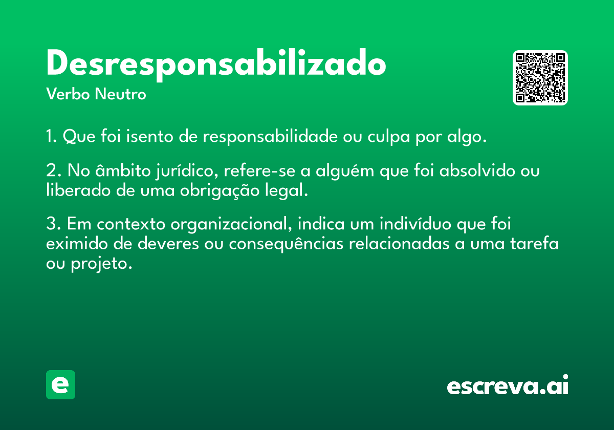 desresponsabilizado