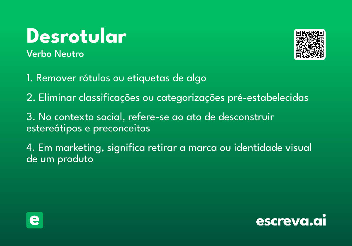 desrotular