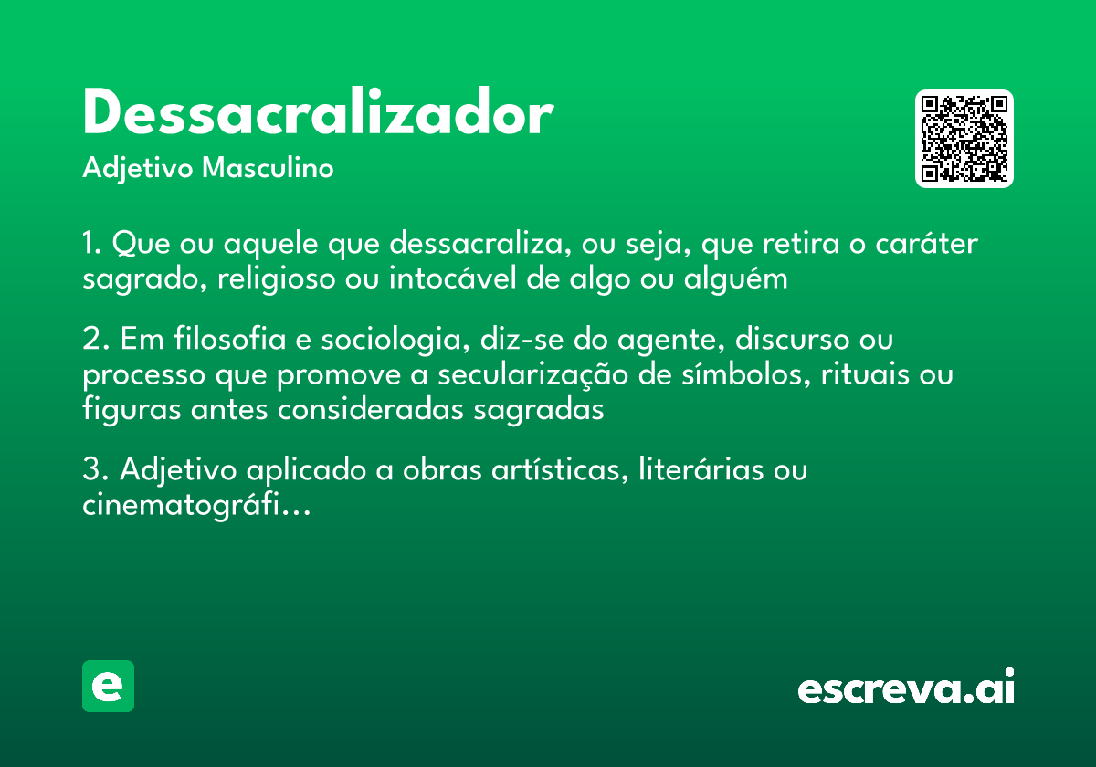 dessacralizador