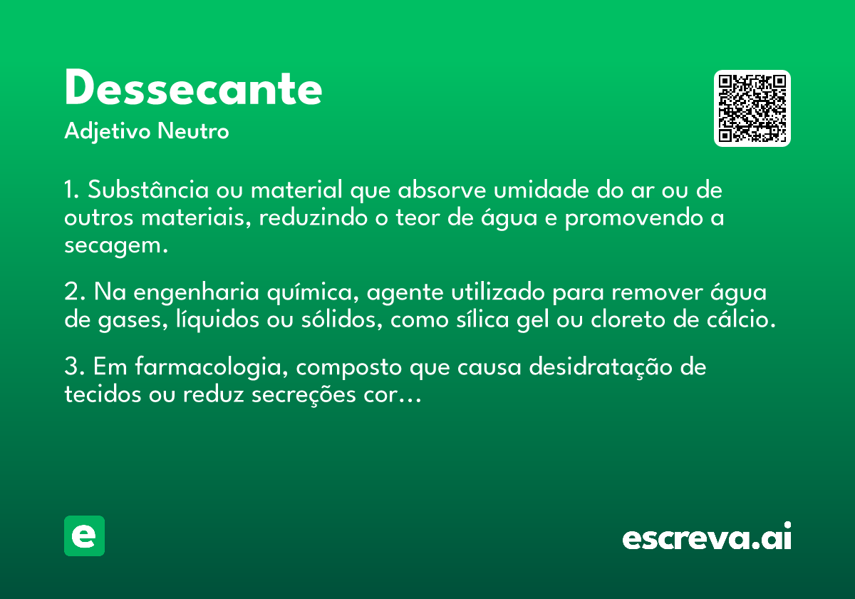 dessecante