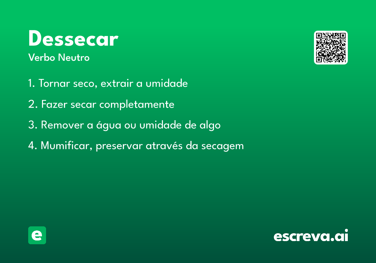 dessecar