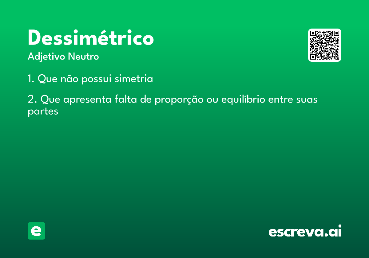dessimétrico