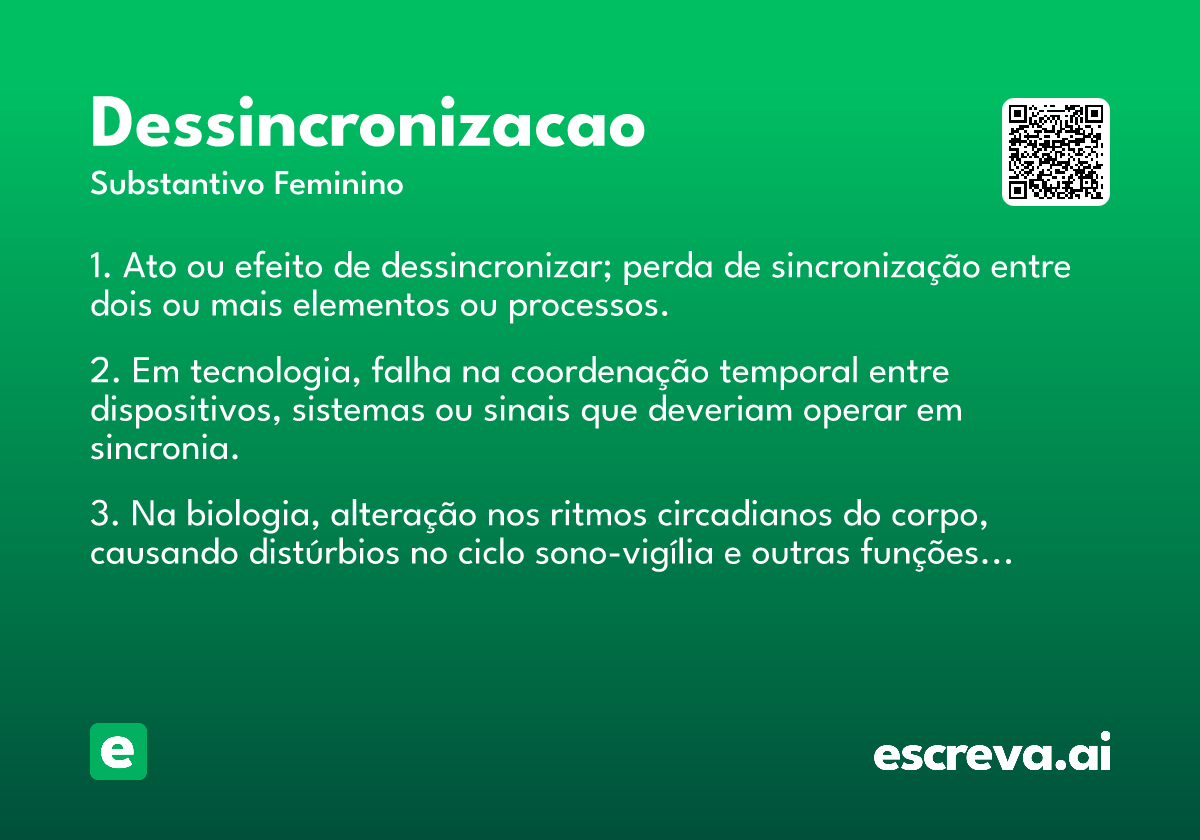 dessincronizacao