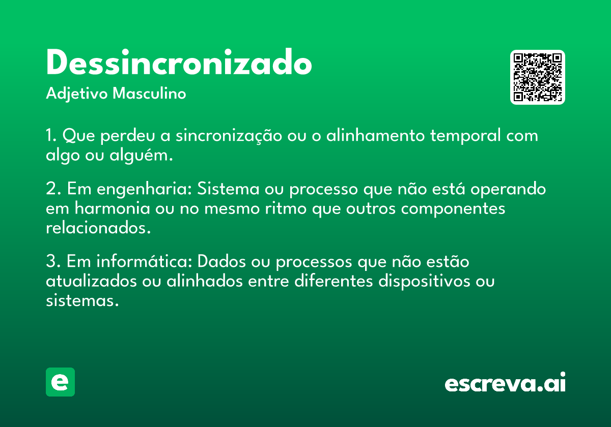 dessincronizado