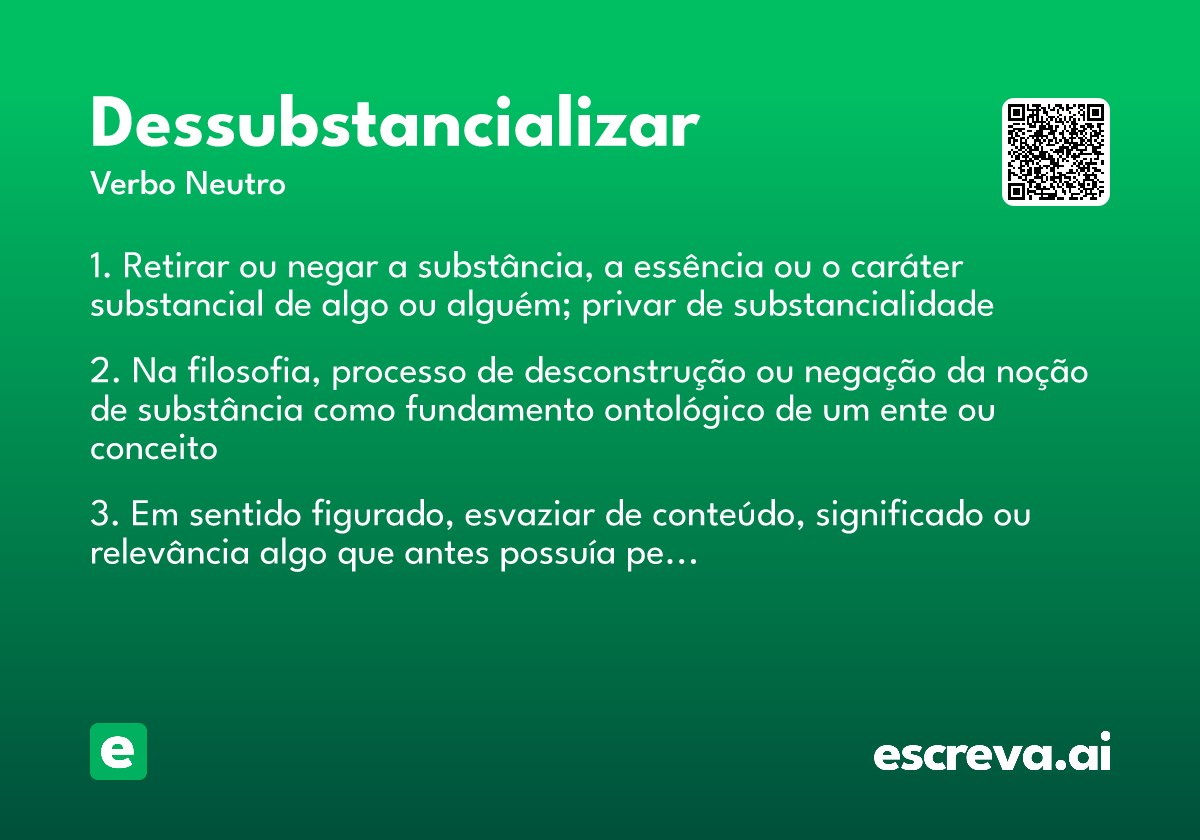 dessubstancializar