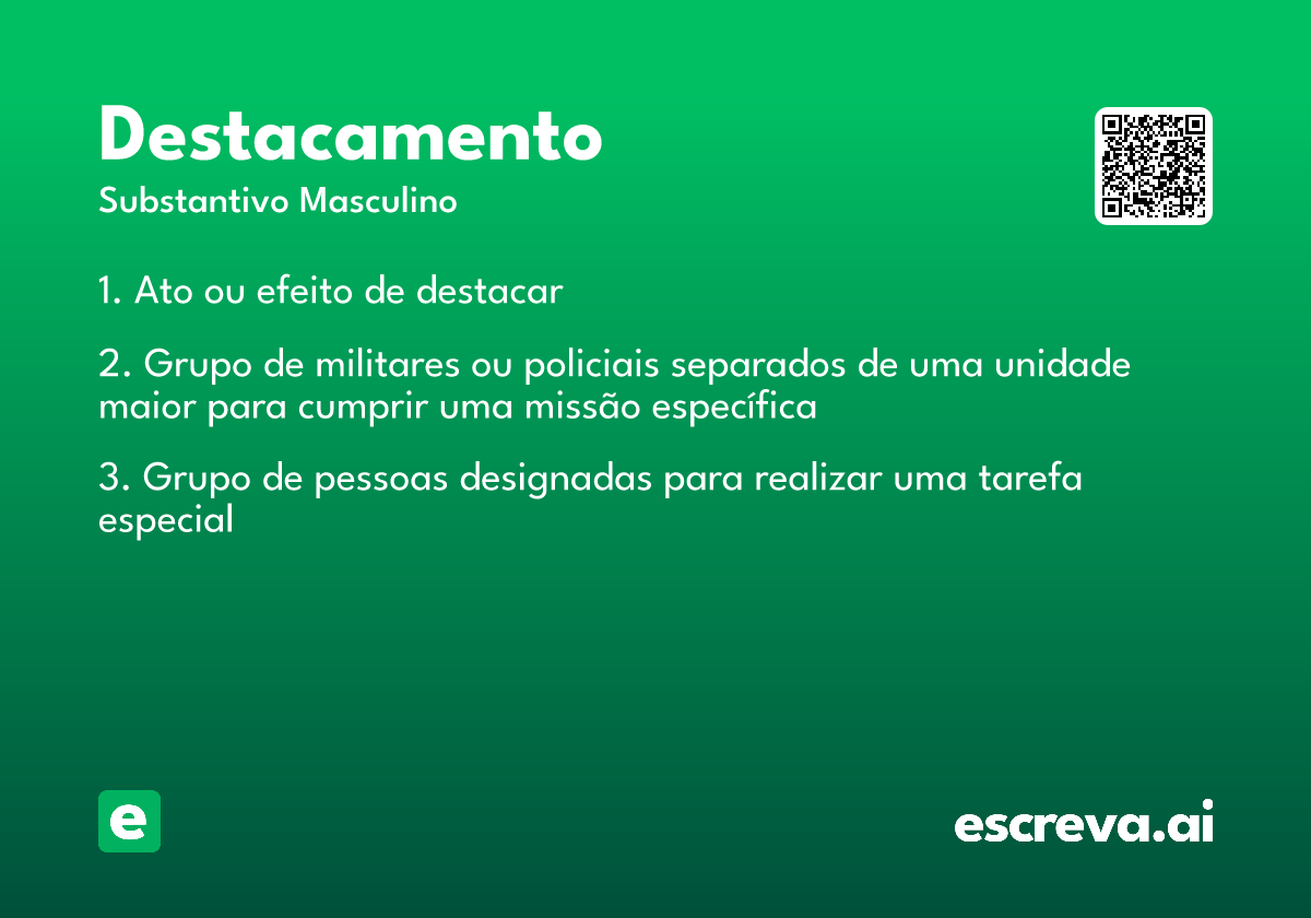 destacamento