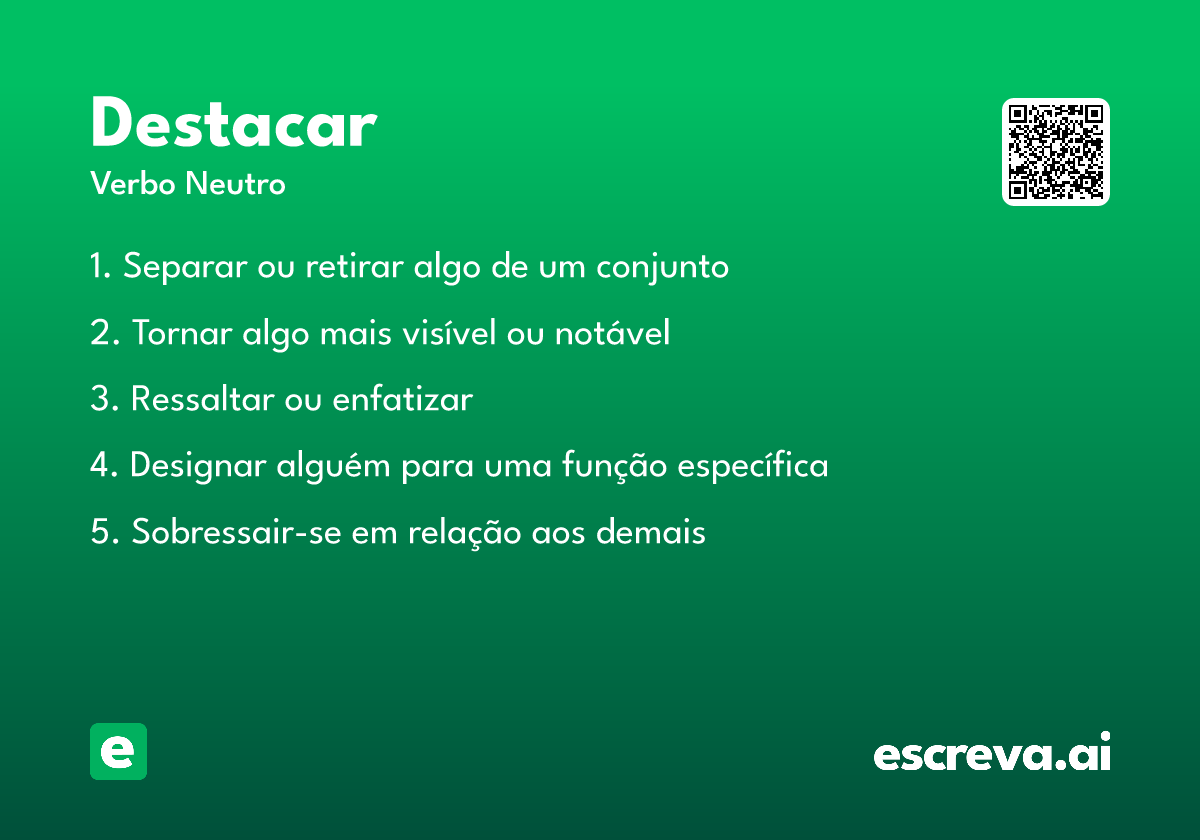 destacar