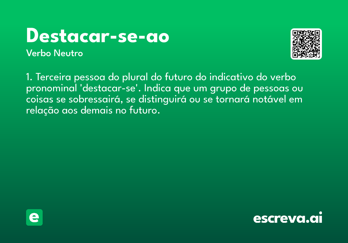 destacar-se-ao