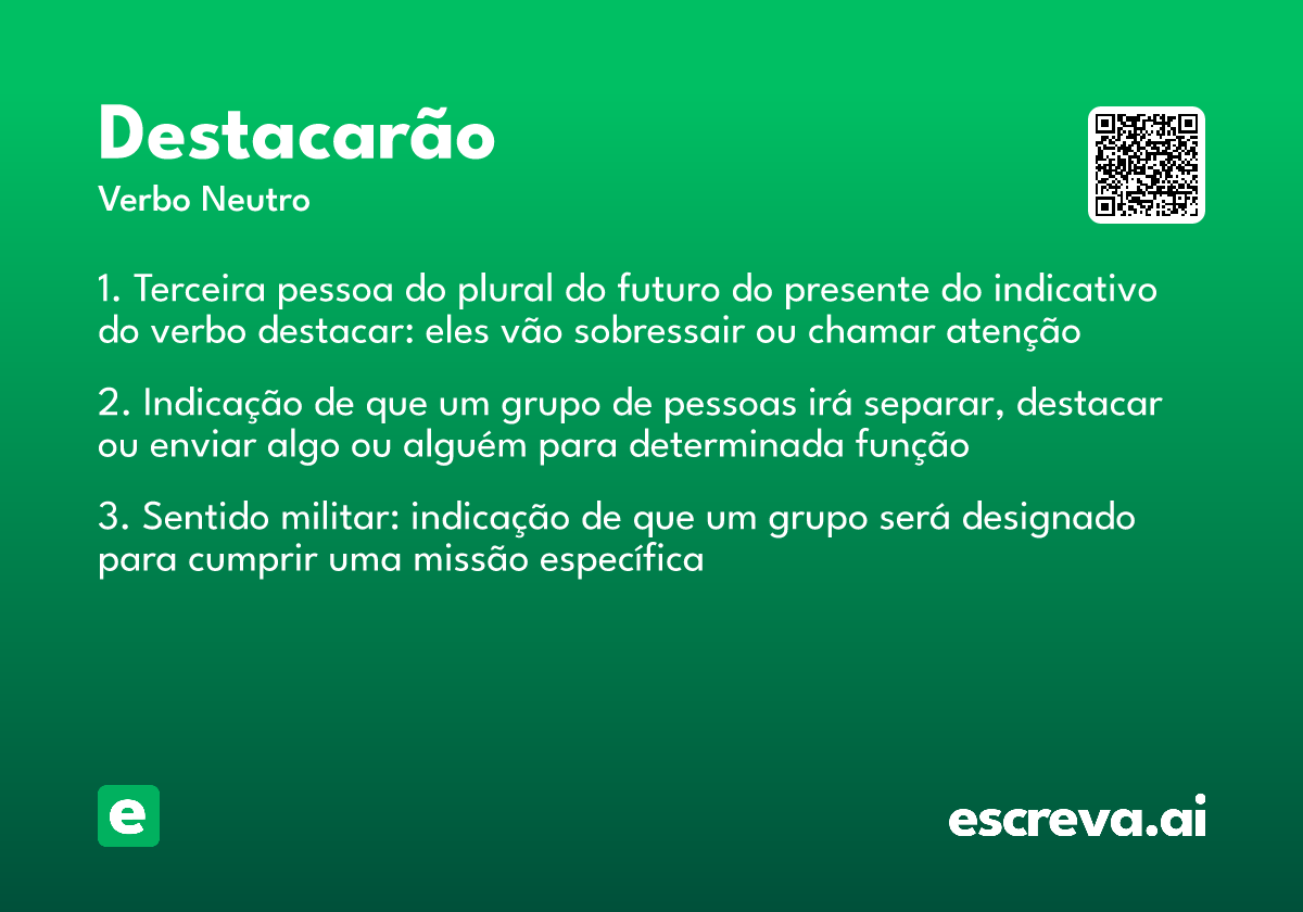 destacarão